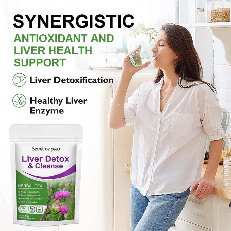 Secret De Peau Natural Organic Liver Detox Te Clearing Away Heat Detoxifying Supports Liver Metabolism Boost Immune
