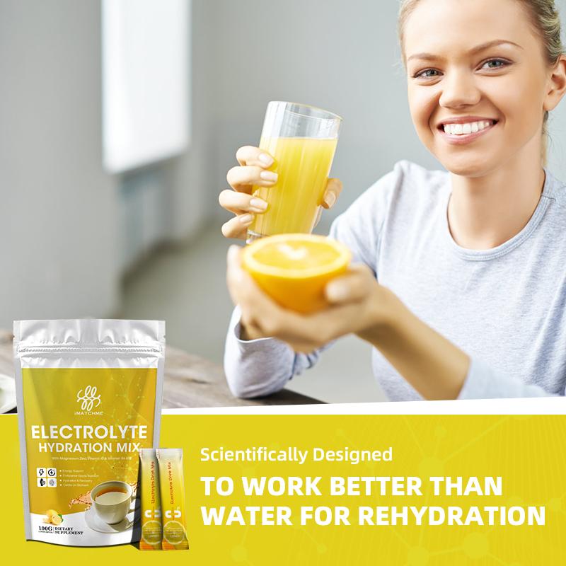 Electrolyte Hydration Mix Tea Dietary Supplement 200G Lemon Flavor