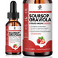 Soursop Graviola Liquid Drop Strawberry Flavor Natural Soursop Leaves & Fruit Complex for Overall Wellness