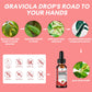Soursop Graviola Liquid Drop Strawberry Flavor Natural Soursop Leaves & Fruit Complex for Overall Wellness