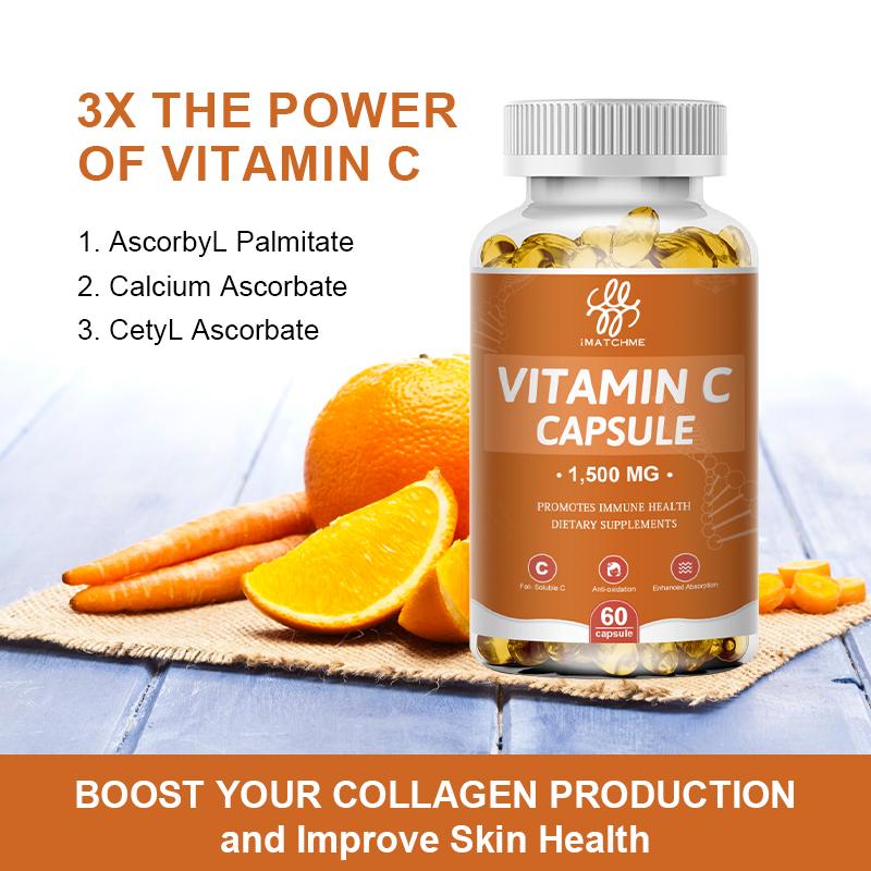 iMATCHME Vitamin C Capsules Supplement