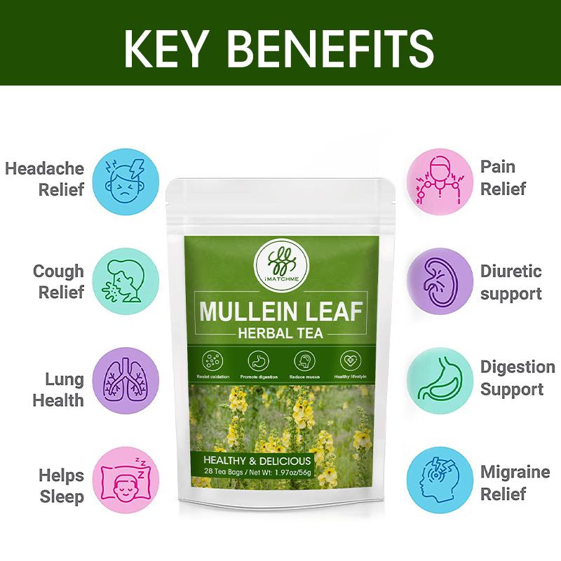 iMATCHME Herbal Mullein Leaf Tea